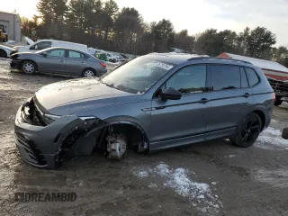 2023 Volkswagen Tiguan SE R-Line Black with VIN 3VV8B7AX8PM070954, listed as a Copart auction lot 86703764 with 29,020 mi miles and Salvage Title. Bid and sale history available at DreamBid. Image 1.