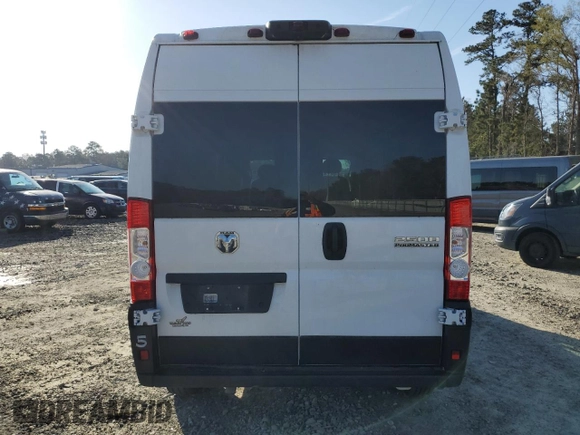 2023 Ram ProMaster Cargo with VIN 3C6LRVDG4PE545506, listed as a Copart auction lot 45299735 with 16,783 mi miles and Salvage Title. Bid and sale history available at carsss.com. Image 6.