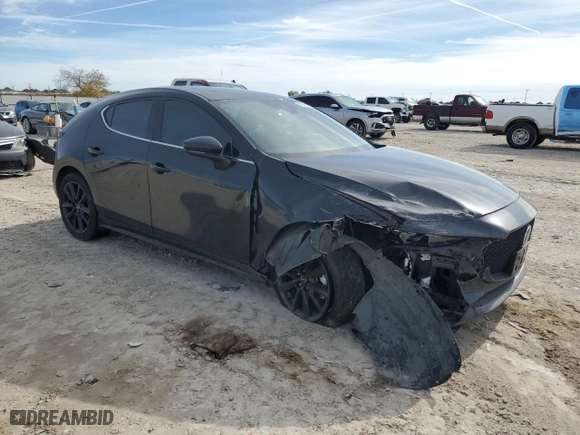 2021 Mazda Mazda3 Hatchback 2.5 Turbo with VIN JM1BPBJY5M1312710, listed as a Copart auction lot 83065114 with 0 mi miles and Salvage Title. Bid and sale history available at carsss.com. Image 4.