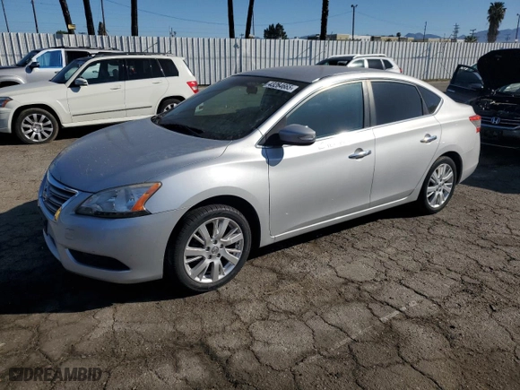 2013 Nissan Sentra SL with VIN 3N1AB7AP6DL676998, listed as a Copart auction lot 43264665 with 0 mi miles and Salvage Title. Bid and sale history available at carsss.com. Image 1.