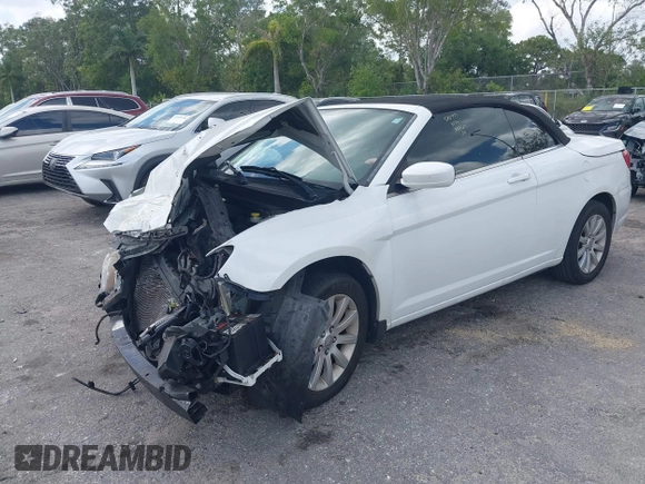 2012 Chrysler 200 Touring with VIN 1C3BCBEBXCN215502, listed as a IAAI auction lot 41913232 with Not Provided miles and . Bid and sale history available at carsss.com. Image 17.