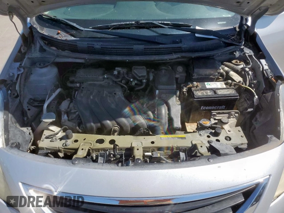 2012 Nissan Versa SV with VIN 3N1CN7AP3CL906673, listed as a Copart auction lot 62838455 with 249,517 mi miles and Salvage title. Bid and sale history available at DreamBid. Image 11.