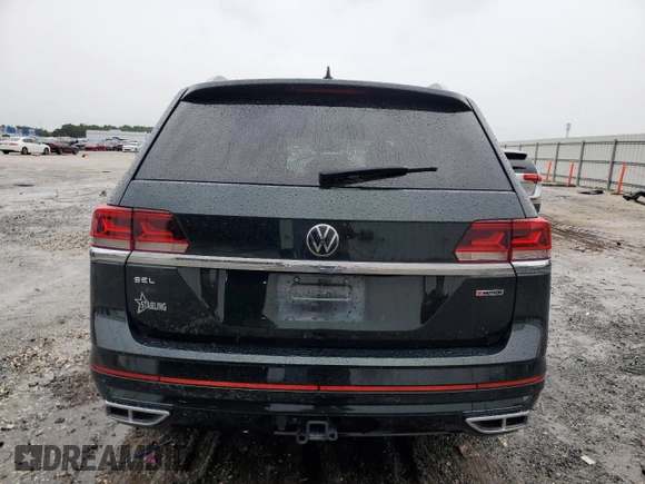 2022 Volkswagen Atlas 3.6L V6 SEL R-Line with VIN 1V2AR2CA3NC512284, listed as a Copart auction lot 75241374 with 69,639 mi miles and Salvage Title. Bid and sale history available at carsss.com. Image 6.