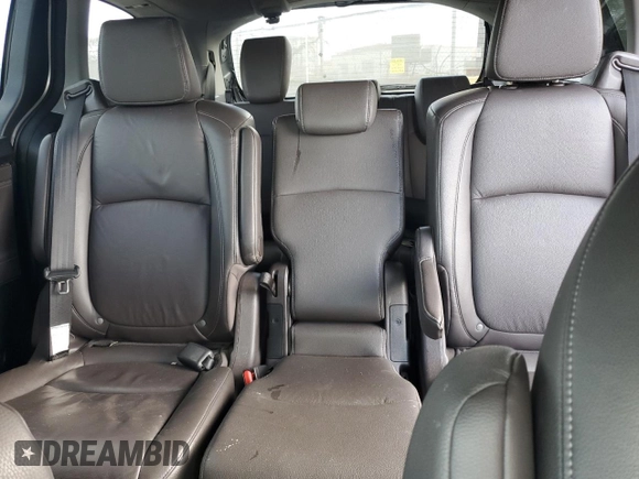 2023 Honda Odyssey Touring с VIN 5FNRL6H86PB032605, выставлен на аукционе Copart как лот 50919785 с пробегом 39 061 миль миль и Списание • Salvage title. История ставок и продаж доступна на DreamBid. Изображение 10.