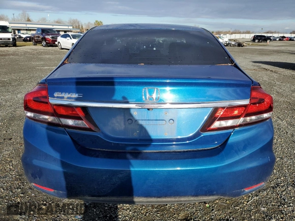2015 Honda Civic Sedan EX-L with VIN 19XFB2F91FE211245, listed as a Copart auction lot 44767465 with 85,477 mi miles and Salvage Title. Bid and sale history available at carsss.com. Image 6.