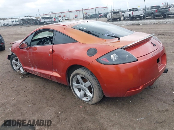 2007 Mitsubishi Eclipse GS with VIN 4A3AK24F47E068143, listed as a IAAI auction lot 41938814 with 1 mi miles. Bid and sale history available at carsss.com. Image 3.