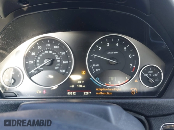 2015 BMW 4 Series 428i xDrive with VIN WBA3T1C51FP821140, listed as a IAAI auction lot 41802697 with 95,232 mi miles and . Bid and sale history available at carsss.com. Image 7.