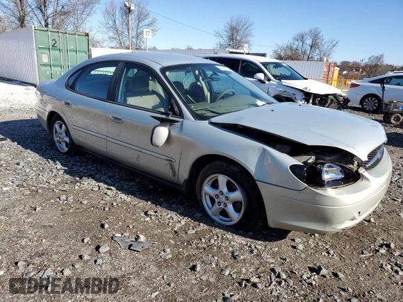 2003 Ford Taurus SE Standard with VIN 1FAFP53U53G225534, listed as a Copart auction lot 50206975 with 216,667 mi miles and Salvage Title. Bid and sale history available at DreamBid. Image 4.