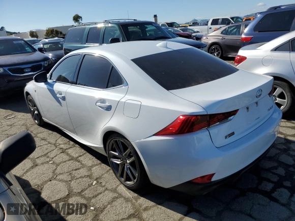 2017 Lexus IS 350 with VIN JTHBE1D25H5029213, listed as a Copart auction lot 50107804 with 62,212 mi miles and Clean Title. Bid and sale history available at DreamBid. Image 2.