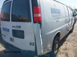 2013 Chevrolet Express Cargo with VIN 1GCWGGFA5D1117720, listed as a IAAI auction lot 41670878 with 224,650 mi miles and . Bid and sale history available at DreamBid. Image 6.