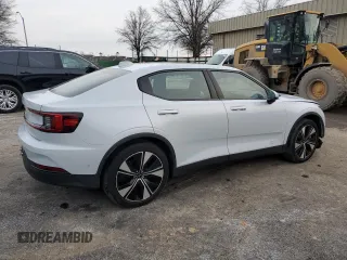 2023 Polestar 2 with VIN YSMED3KA9PL160800, listed as a Copart auction lot 42189675 with 17,439 mi miles and Non Repairable. Bid and sale history available at DreamBid. Image 3.