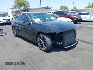 2018 BMW 4 Series 430i with VIN WBA4J1C52JBG80548, listed as a IAAI auction lot 42271699 with 56,834 mi miles and . Bid and sale history available at DreamBid. Image 1.