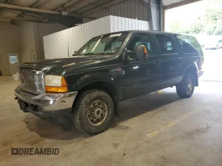 2000 Ford Excursion XLT z VIN 1FMNU41S6YEA00533, wystawiony jako Copart lot #60272655 z przebiegiem 197 541 mil mil oraz Czysty tytuł • Clean title. Historia ofert i sprzedaży dostępna na DreamBid. Obrazek 1.