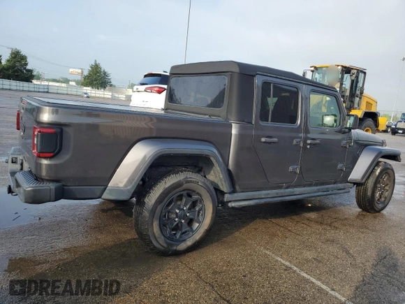 2021 Jeep Gladiator Willys с VIN 1C6HJTAGXML527617, выставлен на аукционе Copart как лот 59110005 с пробегом 39 279 миль миль и Списание • Salvage title. История ставок и продаж доступна на DreamBid. Изображение 3.