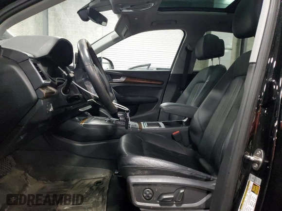 2018 Audi Q5 Premium Plus with VIN WA1BNAFY3J2006307, listed as a Copart auction lot 53312995 with 63,033 mi miles and Salvage Title. Bid and sale history available at DreamBid. Image 7.