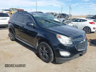 2016 Chevrolet Equinox LT with VIN 2GNALCEK7G6359071, listed as a IAAI auction lot 41531273 with 159,292 mi miles. Bid and sale history available at carsss.com. Image 1.