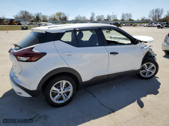 2021 Nissan Kicks S with VIN 3N1CP5BV9ML550064, listed as a Copart auction lot 50641265 with 0 mi miles and Salvage Title. Bid and sale history available at carsss.com. Image 3.