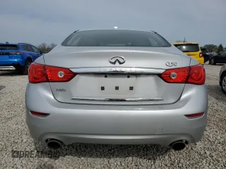 2016 Infiniti Q50 Premium with VIN JN1CV7AR2GM252066, listed as a Copart auction lot 53565405 with 163,870 mi miles and Salvage Title. Bid and sale history available at DreamBid. Image 6.