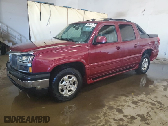 2006 Chevrolet Avalanche Z71 with VIN 3GNEK12Z16G113047, listed as a Copart auction lot 43922964 with 250,481 mi miles and Clean Title. Bid and sale history available at carsss.com. Image 1.