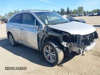 2012 Lexus RX 450h z VIN JTJBC1BA6C2435929, wystawiony jako IAAI lot #42181036 z przebiegiem 131 222 mil mil oraz . Historia ofert i sprzedaży dostępna na DreamBid. Obrazek 1.