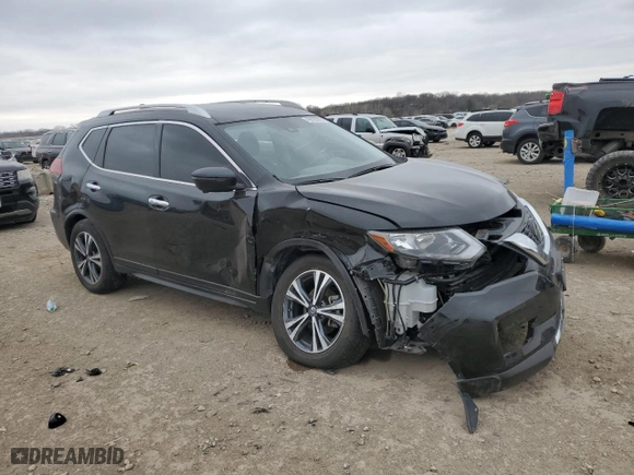 2020 Nissan Rogue SV with VIN JN8AT2MV5LW100842, listed as a Copart auction lot 49470395 with 13,344 mi miles and Salvage Title. Bid and sale history available at carsss.com. Image 4.