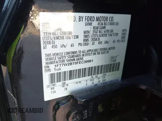 2015 Ford F-250 Lariat с VIN 1FT7W2BT0FEC39981, выставлен на аукционе IAAI как лот 42201173 с пробегом 68 199 миль миль и . История ставок и продаж доступна на DreamBid. Изображение 9.