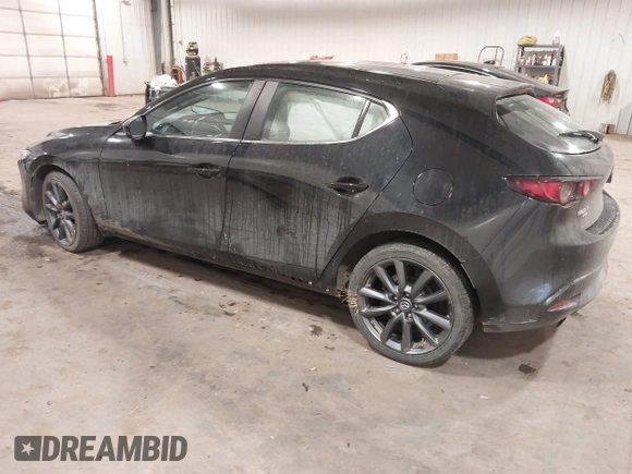 2021 Mazda Mazda3 Hatchback Preferred with VIN JM1BPBLL2M1402821, listed as a IAAI auction lot 41068897 with 75,271 mi miles. Bid and sale history available at carsss.com. Image 3.