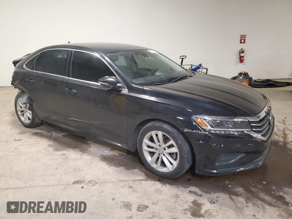 2020 Volkswagen Passat SE with VIN 1VWSA7A36LC018431, listed as a Copart auction lot 61619985 with 105,394 mi miles and Salvage title. Bid and sale history available at DreamBid. Image 4.