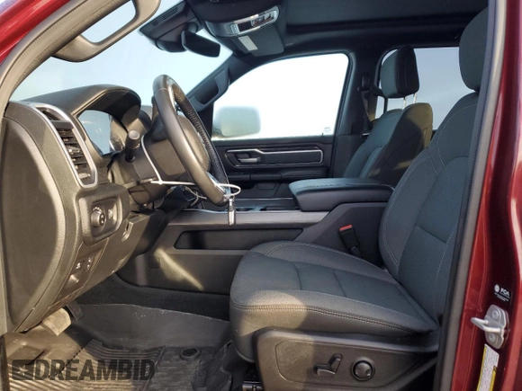 2022 Ram 1500 Big Horn with VIN 1C6SRFFM8NN281204, listed as a Copart auction lot 53854405 with 21,153 mi miles and Non Repairable. Bid and sale history available at carsss.com. Image 7.