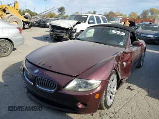 2005 BMW Z4 3.0i with VIN 4USBT53505LT29091, listed as a Copart auction lot 77441884 with 134,531 mi miles and Salvage title. Bid and sale history available at DreamBid. Image 1.