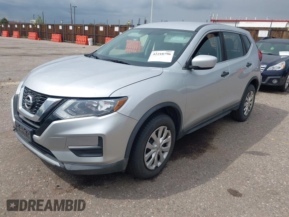 2017 Nissan Rogue SV with VIN KNMAT2MV3HP554617, listed as a IAAI auction lot 42218796 with 110,624 mi miles. Bid and sale history available at carsss.com. Image 17.