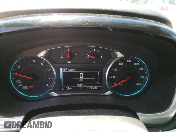 2019 Chevrolet Traverse LT Cloth with VIN 1GNEVGKW0KJ151183, listed as a Copart auction lot 60988104 with 82,431 mi miles and Salvage Title. Bid and sale history available at carsss.com. Image 9.