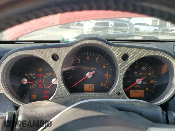 2005 Nissan 350Z Touring with VIN JN1AZ34EX5M653794, listed as a Copart auction lot 78330764 with 170,308 mi miles and Clean Title. Bid and sale history available at DreamBid. Image 9.