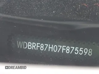 2007 Mercedes-Benz C with VIN WDBRF87H07F875598, listed as a IAAI auction lot 42104117 with 198,421 mi miles and . Bid and sale history available at DreamBid. Image 9.