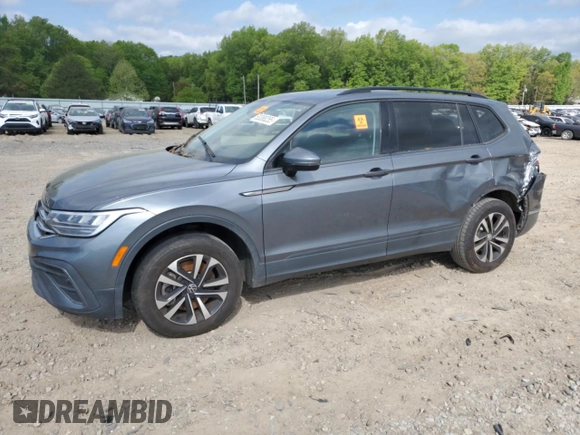2022 Volkswagen Tiguan S z VIN 3VV1B7AX7NM119771, wystawiony jako Copart lot #53388255 z przebiegiem 50 757 mil mil oraz Szkoda całkowita • Salvage title. Historia ofert i sprzedaży dostępna na DreamBid. Obrazek 1.