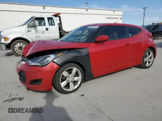 2012 Hyundai Veloster w/Gray Int with VIN KMHTC6ADXCU066489, listed as a Copart auction lot 60538585 with 161,917 mi miles and Salvage title. Bid and sale history available at DreamBid. Image 1.