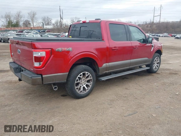2022 Ford F-150 XL with VIN 1FTFW1E87NFC15893, listed as a IAAI auction lot 41673391 with 26,979 mi miles. Bid and sale history available at carsss.com. Image 4.