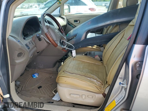 2003 Lexus RX 300 with VIN JTJGF10U630162383, listed as a Copart auction lot 52110055 with 236,303 mi miles and Salvage Title. Bid and sale history available at carsss.com. Image 7.