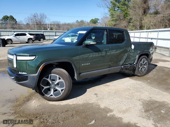 2024 Rivian R1T Adventure with VIN 7FCTGBAA3RN030423, listed as a Copart auction lot 46174115 with 8,513 mi miles and Salvage Title. Bid and sale history available at carsss.com. Image 1.