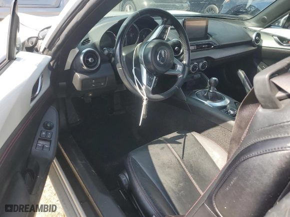 2018 Mazda MX-5 Miata RF Grand Touring with VIN JM1NDAM71J0204220, listed as a Copart auction lot 66686194 with 53,022 mi miles and Non Repairable. Bid and sale history available at carsss.com. Image 8.