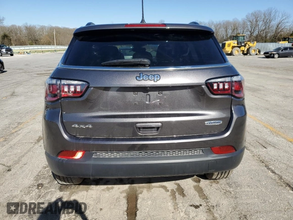 2023 Jeep Compass Latitude with VIN 3C4NJDBN2PT560876, listed as a Copart auction lot 48769915 with 52,770 mi miles and Salvage Title. Bid and sale history available at DreamBid. Image 6.