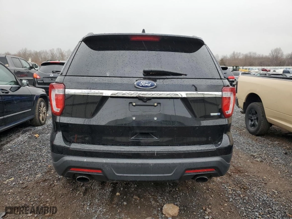 2018 Ford Explorer with VIN 1FM5K8BHXJGA75665, listed as a Copart auction lot 83337494 with 89,023 mi miles and Salvage Title. Bid and sale history available at carsss.com. Image 6.
