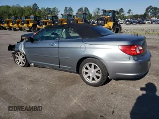 2008 Chrysler Sebring Limited with VIN 1C3LC65M38N676562, listed as a Copart auction lot 52184965 with Not Provided miles and Salvage Title. Bid and sale history available at carsss.com. Image 2.