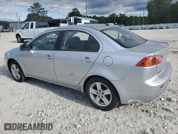 2008 Mitsubishi Lancer DE with VIN JA3AU26U38U004223, listed as a Copart auction lot 72788284 with 126,109 mi miles and Salvage Title. Bid and sale history available at carsss.com. Image 2.