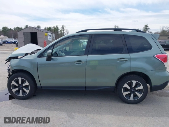 2017 Subaru Forester Premium with VIN JF2SJAEC0HH528019, listed as a IAAI auction lot 39240491 with 107,304 mi miles. Bid and sale history available at carsss.com. Image 15.