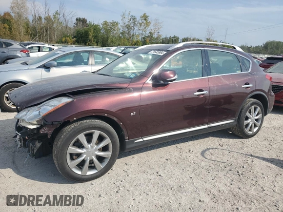 2017 Infiniti QX50 with VIN JN1BJ0RR6HM400773, listed as a Copart auction lot 71645864 with 104,987 mi miles and Salvage Title. Bid and sale history available at carsss.com. Image 1.
