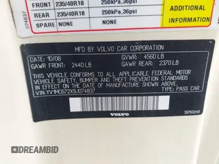 2009 Volvo C70 с VIN YV1MC672X9J074837, выставлен на аукционе IAAI как лот 42283168 с пробегом 93 174 миль миль и . История ставок и продаж доступна на DreamBid. Изображение 9.