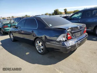 2006 Lexus LS 430 with VIN JTHBN36F765043400, listed as a Copart auction lot 72468884 with 142,599 mi miles and Salvage Title. Bid and sale history available at carsss.com. Image 2.