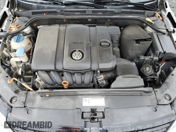 2011 Volkswagen Jetta SE with VIN 3VWDZ7AJ5BM319091, listed as a Copart auction lot 57991585 with 185,458 mi miles and Salvage title. Bid and sale history available at DreamBid. Image 11.