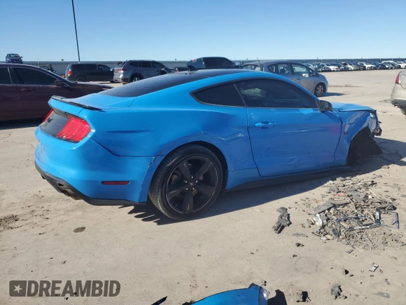 2022 Ford Mustang GT with VIN 1FA6P8CF9N5142738, listed as a Copart auction lot 87219814 with 30,805 mi miles and Salvage Title. Bid and sale history available at DreamBid. Image 3.